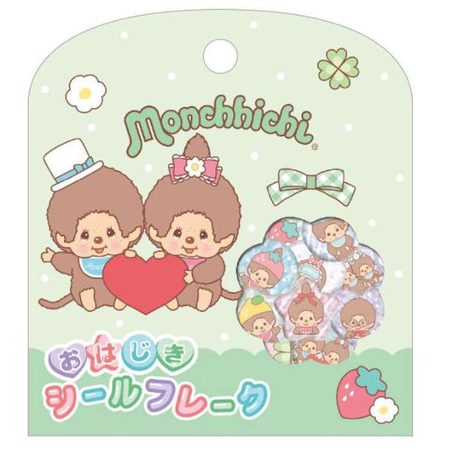 Monchhichi｜Marble Flakes Sticker｜15 piece