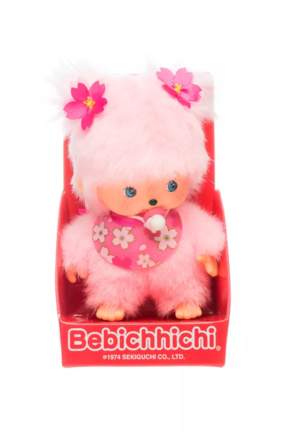 【limit 1】Monchhichi｜Bebichhichi Sakura cherry blossom pink Girl Plush Dolls/Plush Toy｜H15 cm approx.
