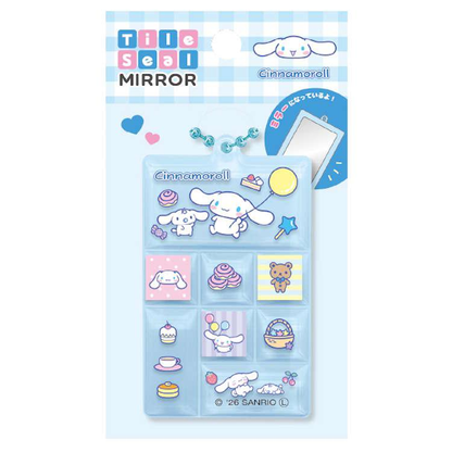 Sanrio｜Tile Seal Mirror｜75×45×5mm approx.