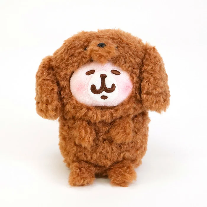 Kanahei卡娜赫拉｜Small Animals Poodle Rabbit贵宾犬兔兔迷你毛绒坐姿玩偶/公仔｜約H14 x W12.5 x D9.5cm
