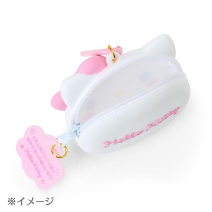 Sanrio｜Character Grand Prix 3rd Edition I want you to love it a lot!Face-shaped Silicone Mini Accessory Pouch｜12×3.5×6cm approx.