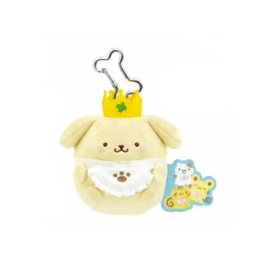 【limit1】Sanrio｜Pompompurin 30th Anniversary POP UP Sweets Party Mascot Holder /Plush Keychain｜H14.3 x W10.3 x D6.9cm