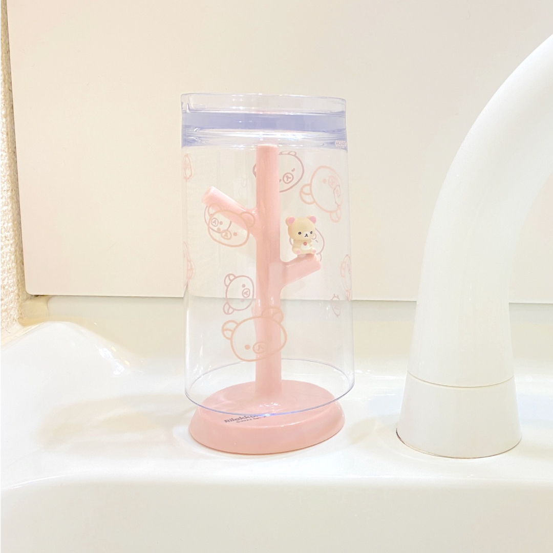 Rilakkuma｜Gargle Cup &amp; Stand｜W65×D65×H123 (mm) approx.
