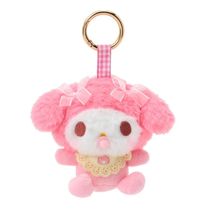 Sanrio｜Baby Ribbon Fluffy Mascot Holder /Plush Keychain｜120×130×75mm approx.