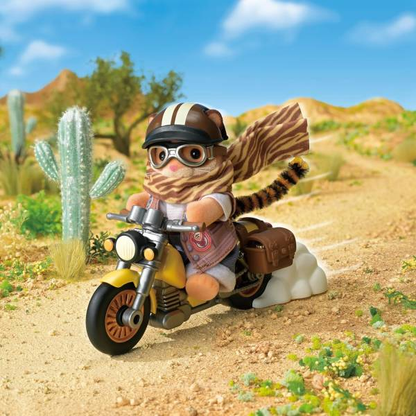SylvanianFamilies｜Tiger Adventure Bike Doll Set