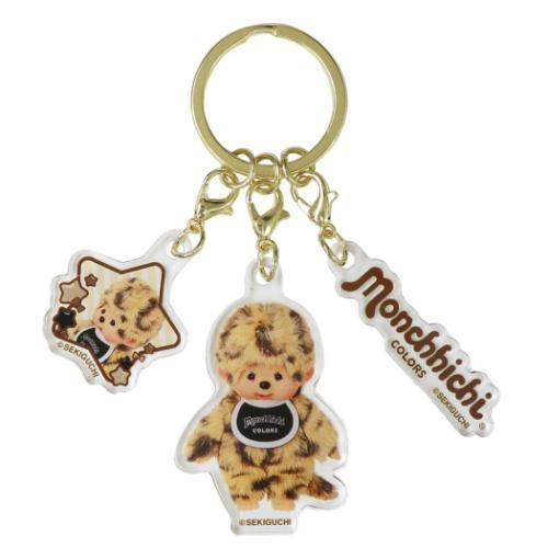 Monchhichi｜Acrylic Keychain 3 Charm｜33×52×3mm approx.