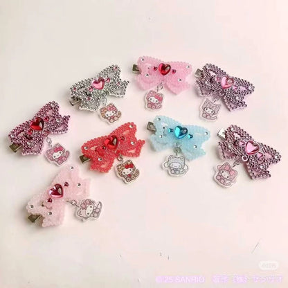 【limit 3】Sanrio｜Leopard Gal Cat Hair Clip mystery bag/blind box/All 8 types｜1pcs