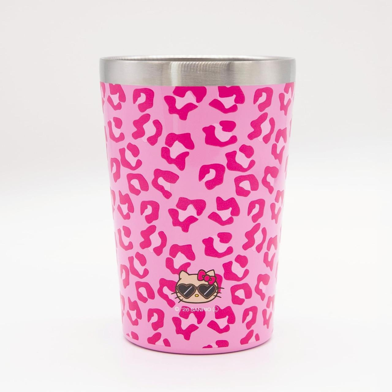 Sanrio｜Hello Kitty Leopard Pop Stainless Steel Tumbler Suntan｜9.5 x 9.0 x 13.0cm  approx.