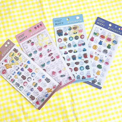Miffy｜Plump Gem Sticker｜91×201mm approx.