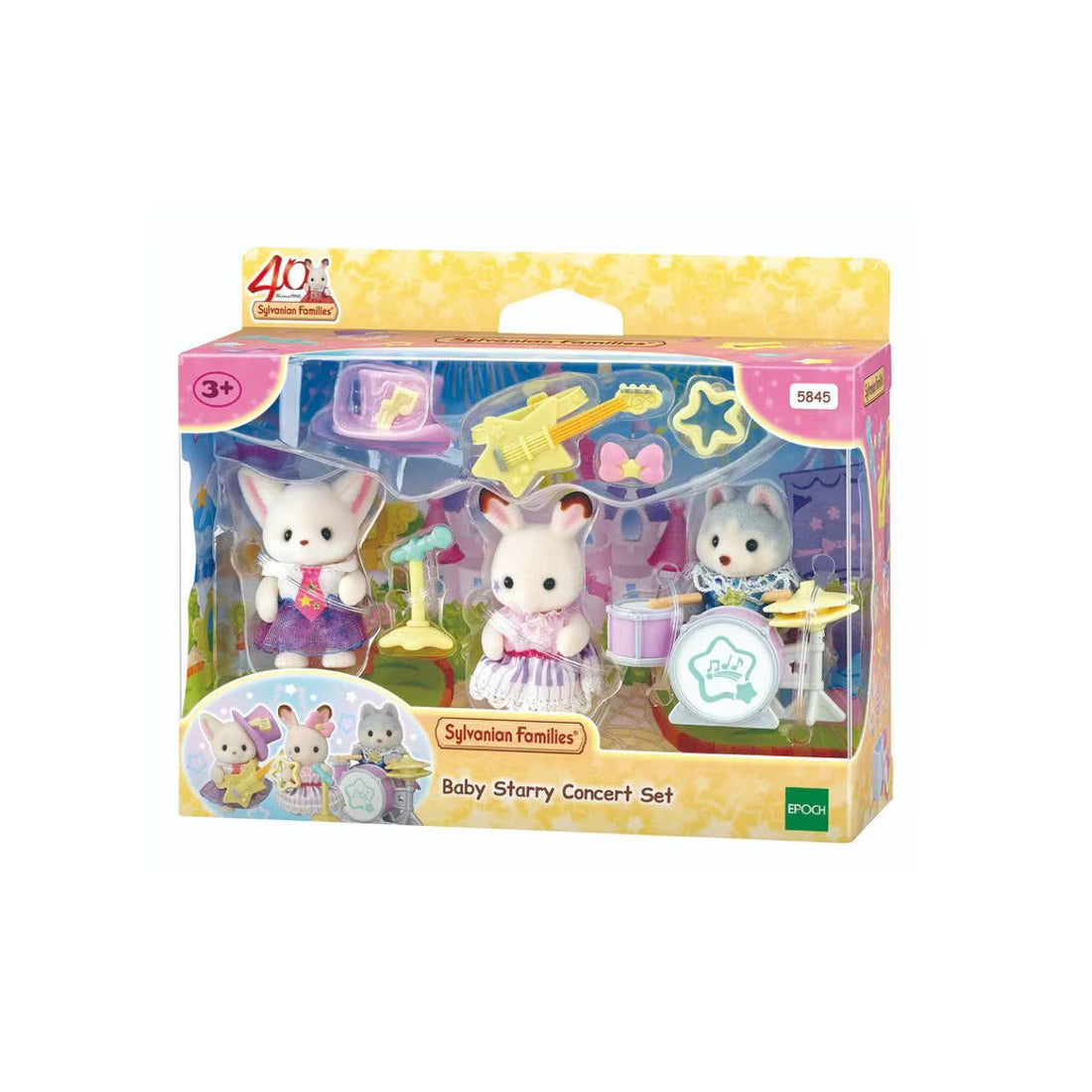 SylvanianFamilies｜Baby Starry Sky Concert Set Calico Critters 40th Anniversary 5845