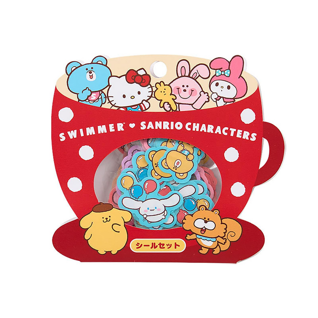 Sanrio｜Swimmer Sticker Set  (2nd Edition)｜80 sheets