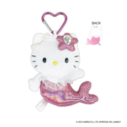 HelloKitty｜Fantasy Series Mermaid Mascot Holder /Plush Keychain｜ H130 x W125 x D55 mm approx.