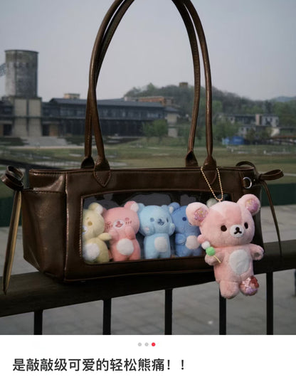 Rilakkuma｜Sakura Collectible Cherry Blossom Mascot Holder /Plush Keychain｜120×95×50mm approx.✔️