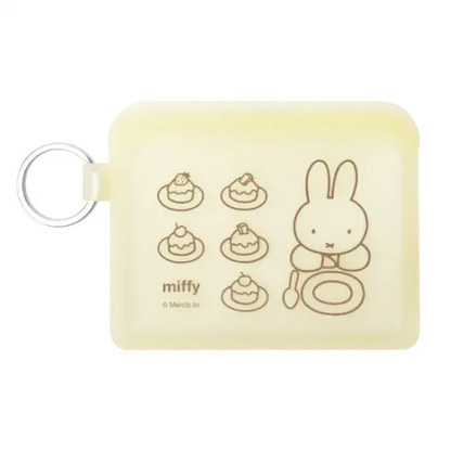 Miffy｜Flappo Silicone Mini Accessory Pouch｜118×87×7.5mm approx.