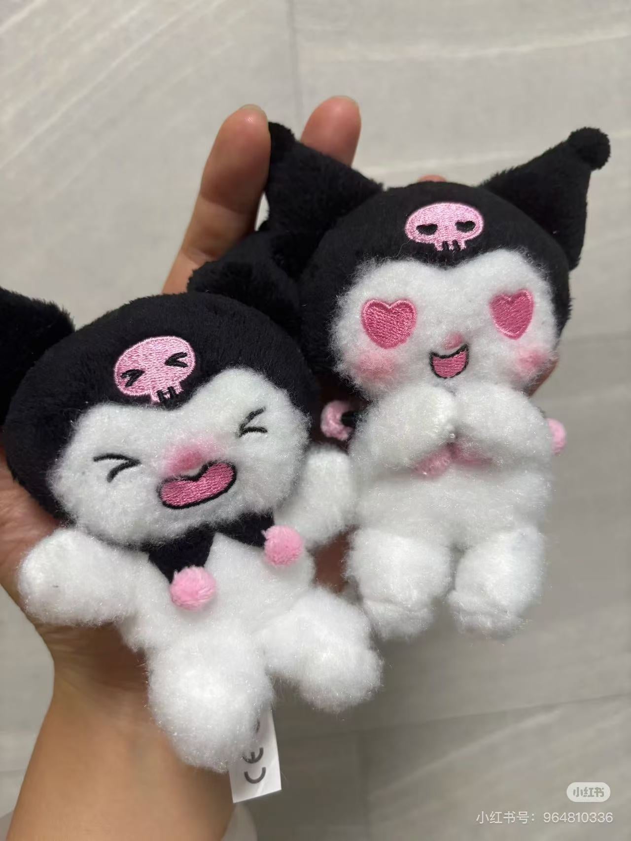 Sanrio｜Netflix Original Anime My Melody &amp; Kuromi Collection Mascot Holder /Plush Keychain｜W8.5 x D6 x H10cm approx.