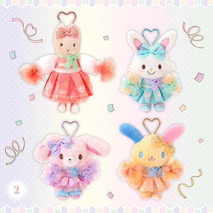 Sanrio｜Cheering Everyone On! Cheer Tales Mascot Holder /Plush Keychain｜15×7×16cm approx.