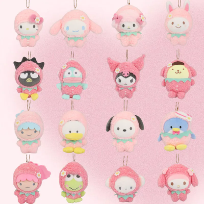 Sanrio｜Strawberry Mascot Holder /Plush Keychain｜H10cm approx.