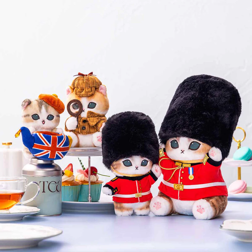 Mofusand｜Mofumofu Journey Royal Guard Mascot Holder /Plush Keychain｜H150 x W135 x D90mm approx.