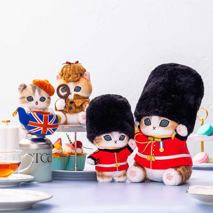 Mofusand｜Mofumofu Journey Royal Guard Mascot Holder /Plush Keychain｜H150 x W135 x D90mm approx.