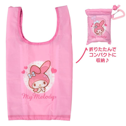 Sanrio｜Water-repellent Eco Bag (S)｜ 27×1×33cm approx.