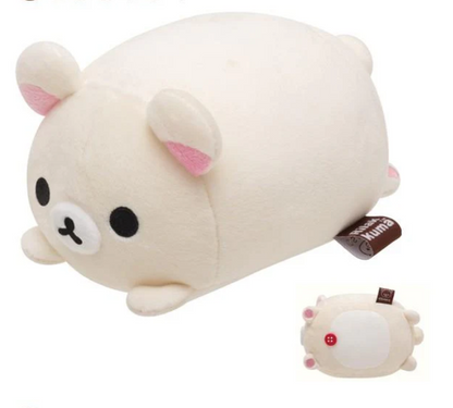 Rilakkuma轻松熊｜San-X Super Soft Plush超好rua可爱角色趴趴迷你毛绒玩偶/公仔｜约9 × 10 × 15 cm