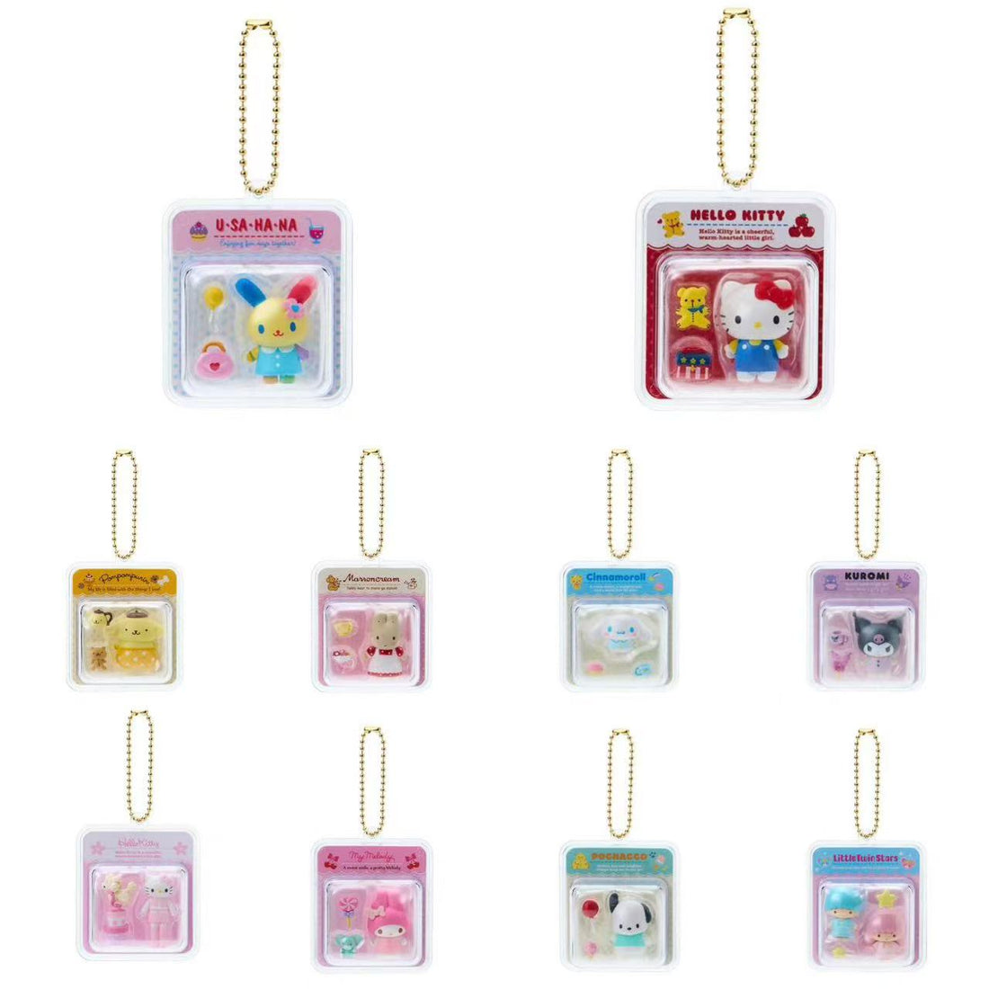 【limit 1】Sanrio｜Miniature Package Charm/ Miniature Toy｜ 4.8 x 2 x 5.5cm approx.