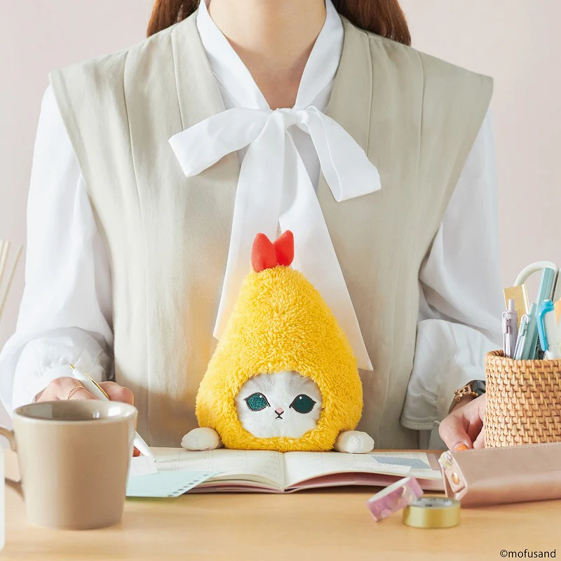 Mofusand｜Study Buddy Plush Toy - Cat / Fried Shrimp Nyan｜H360 x W145 x D180mm approx.