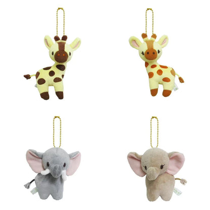 Tairiku Sanpo｜Animal Mascot Holder /Plush Keychain｜Height 12cm approx.