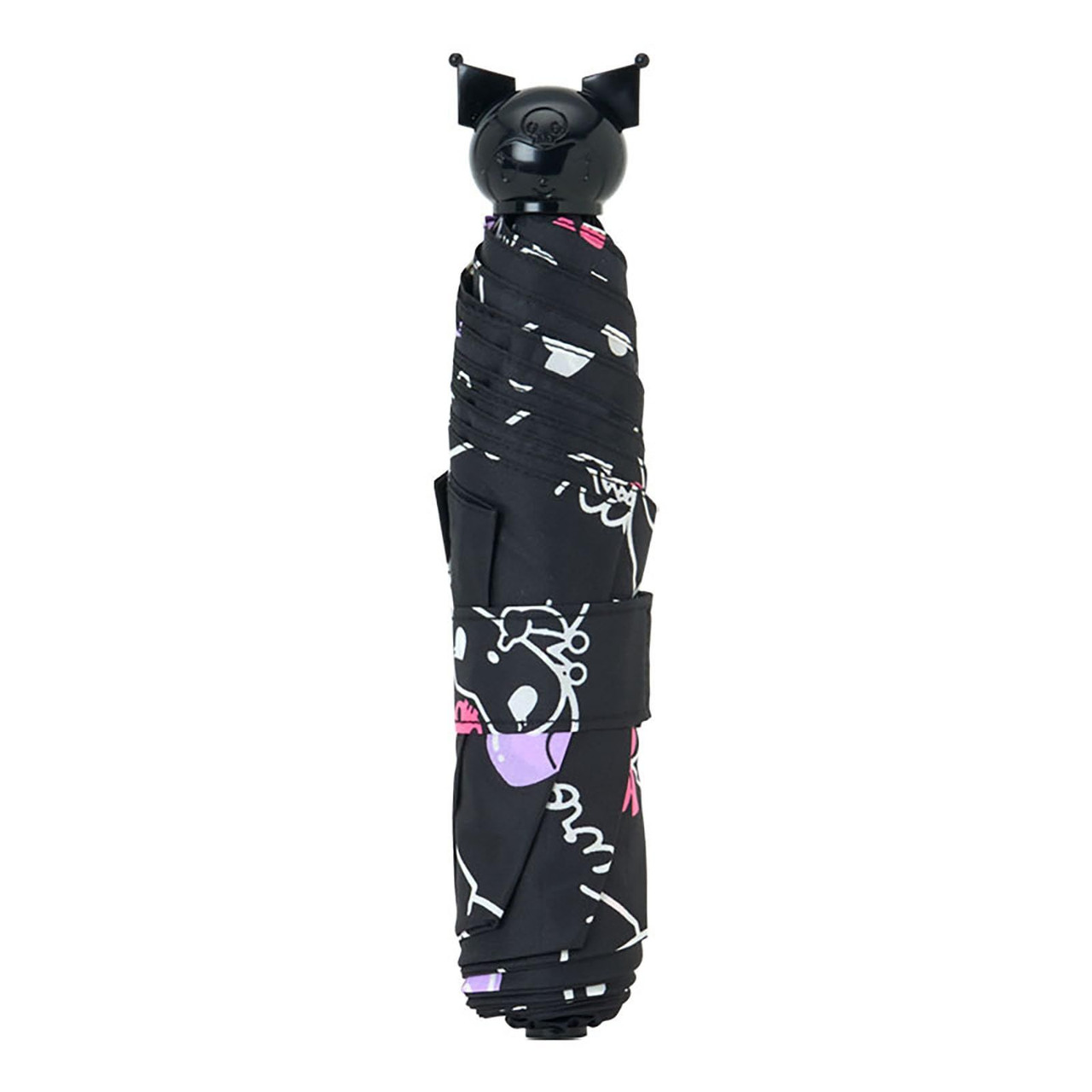Sanrio｜Black Cherry Folding Umbrella｜5.5×5.5×24cm approx.