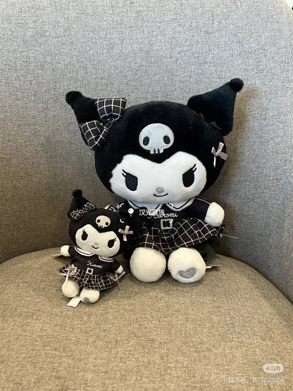 Sanrio三丽鸥｜Plush Toy Monotone黑白印象千鸟格系列可爱角色毛绒玩偶/公仔｜约17×12×22cm