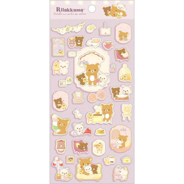 Rilakkuma｜Sheet Sticker｜200×95mm approx.