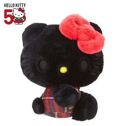 HelloKitty凯蒂猫｜Sanrio Hello Kitty 50th Anniversary50周年限定缤纷24色colors毛绒玩偶/公仔 ｜约12.5 x 9.8 x 15 cm
