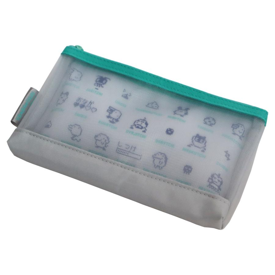 Tamagotchi｜Pencil Case Polka Dot Pattern Friends 2 Icon KPC-TM2 Kidera Shoji Adult Stationery Character Goods Cute First Generation Nostalgic Pencil Case Pencil Case｜W202×H120×D25mm approx.