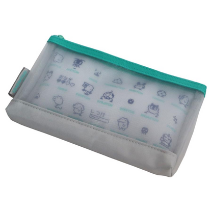 Tamagotchi｜Pencil Case Polka Dot Pattern Friends 2 Icon KPC-TM2 Kidera Shoji Adult Stationery Character Goods Cute First Generation Nostalgic Pencil Case Pencil Case｜W202×H120×D25mm approx.