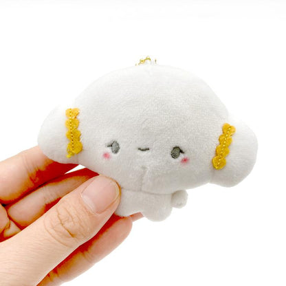 Sanrio｜Mochimochi Panda Mascot Holder /Plush Keychain｜H105×W105×D45mm approx.