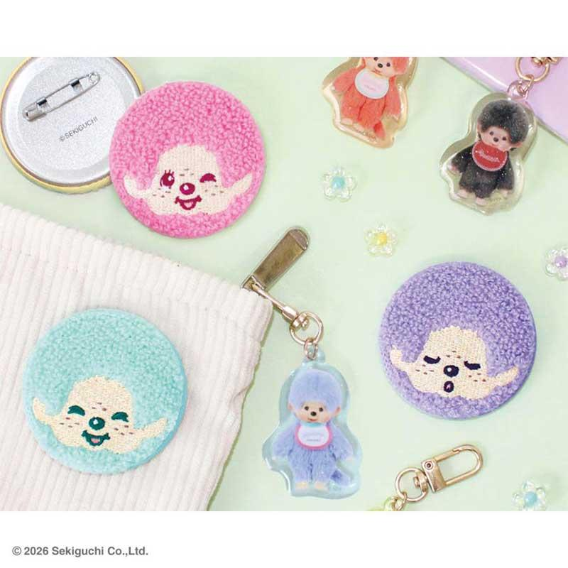 Monchhichi｜COLORS Puffy Acrylic Charm mystery bag/blind box/All 12 types｜1pc