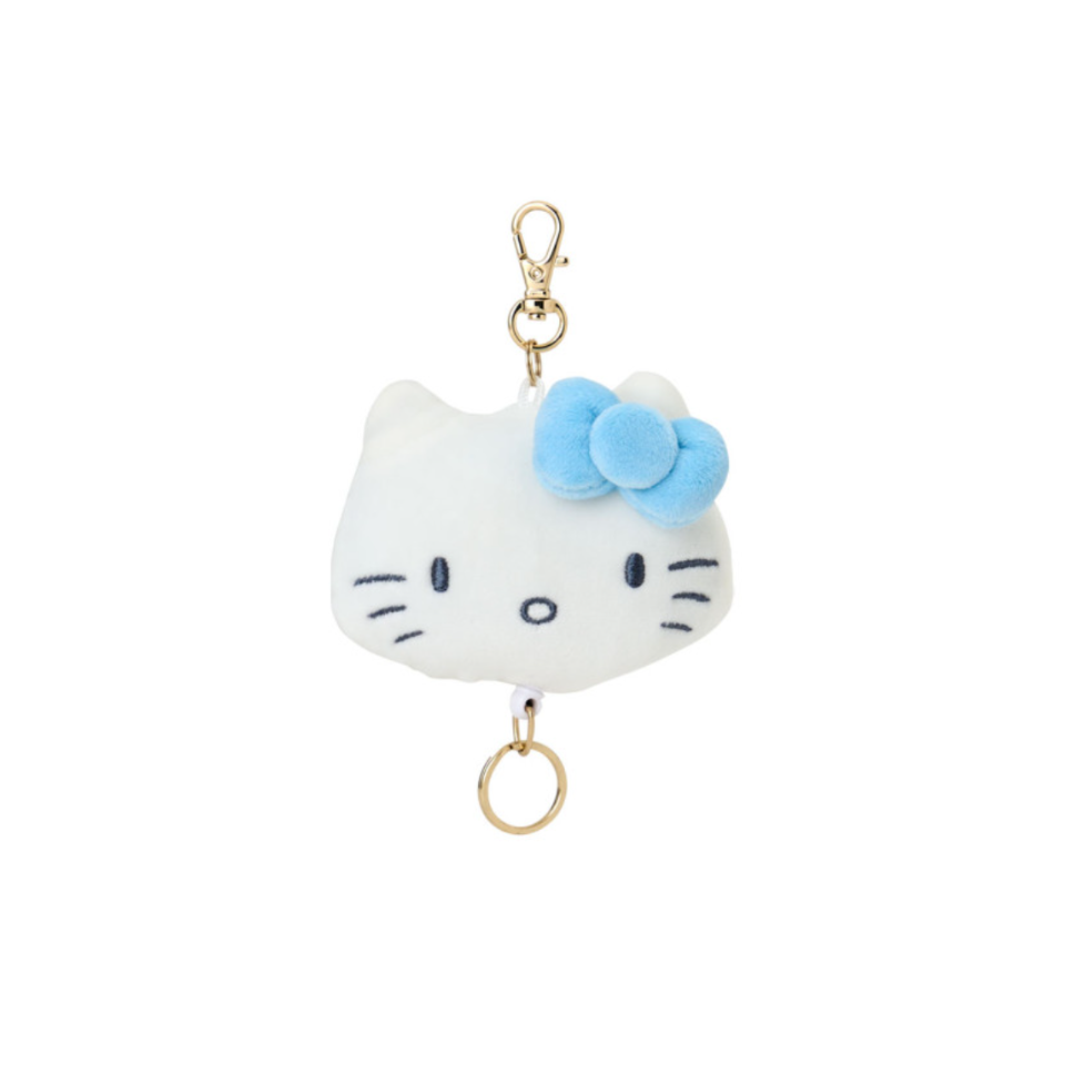 HelloKitty｜Sanrio Sky Blue Reel Keychain｜8×3.5×6cm approx.