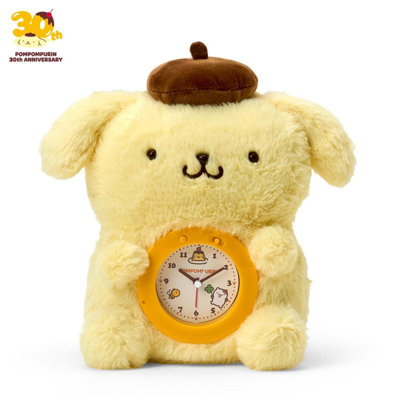 Sanrio｜PomPomPurin 30th Anniversary Plush Alarm Clock｜ W25 x D19 x H25cm approx.