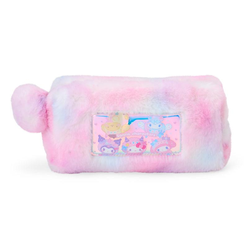 Sanrio｜Colorful Pop Monster Fluffy Cosmetic Pouch｜18×5×10cm approx.