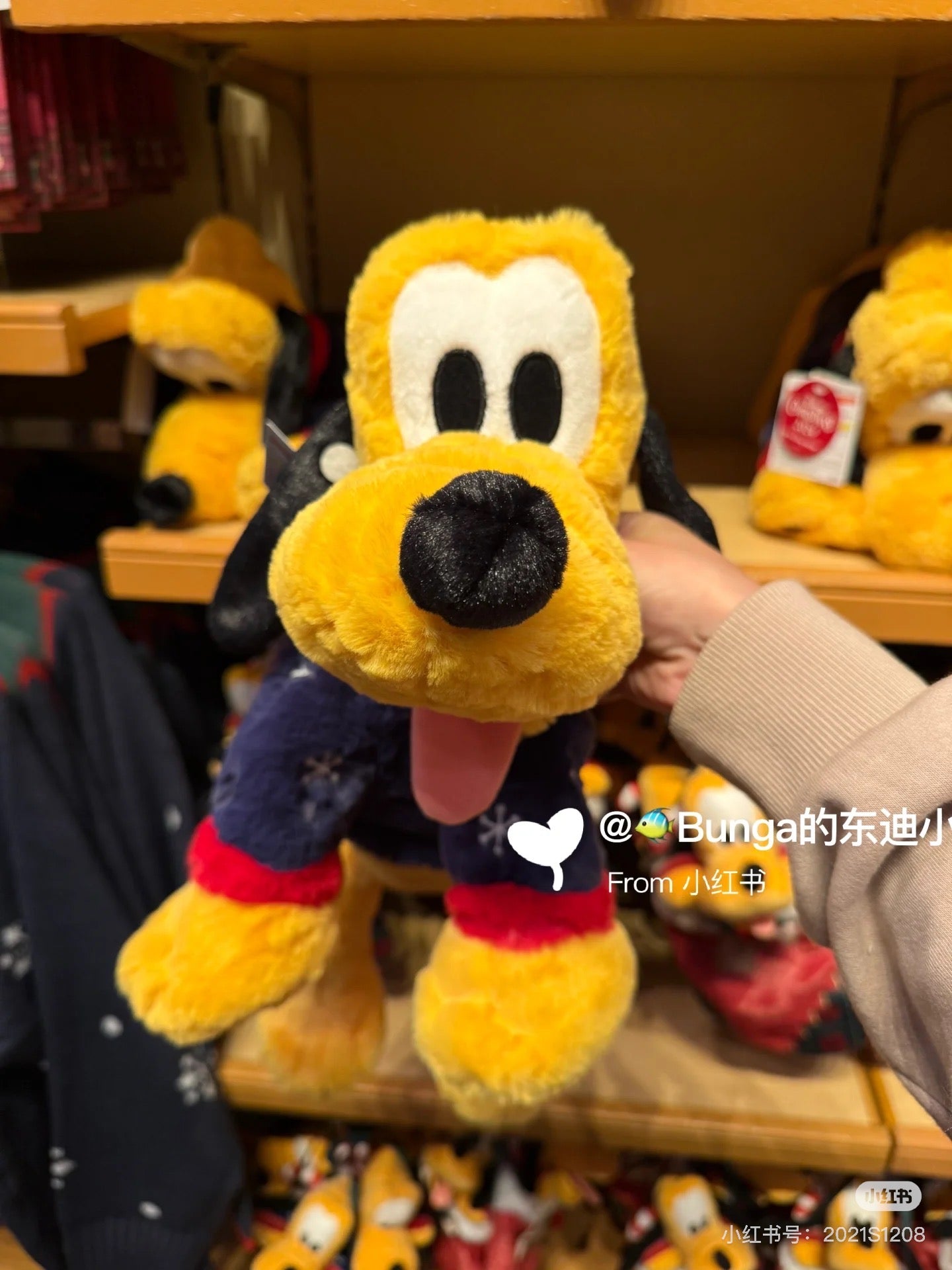 Disney迪士尼｜东迪2024Christmas冬日圣诞限定软乎乎布鲁托狗毛绒玩偶/公仔