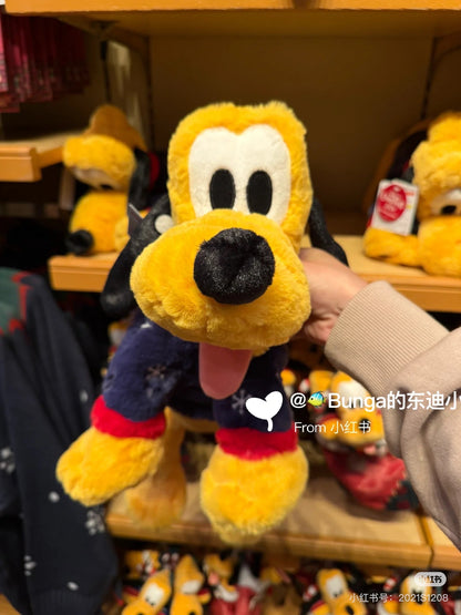 Disney迪士尼｜东迪2024Christmas冬日圣诞限定软乎乎布鲁托狗毛绒玩偶/公仔