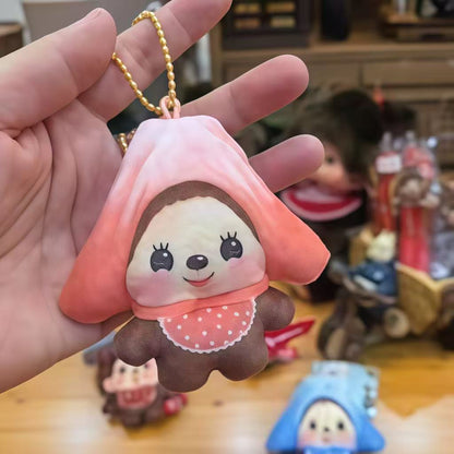 Monchhichi｜Fuji Mascot Holder /Plush Keychain