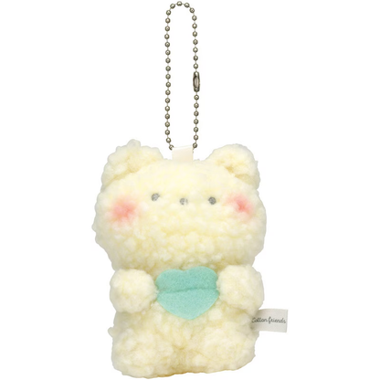 Cotton Friends｜Fluffy Mascot Holder /Plush Keychain｜77 x 67 x 170 mm approx.