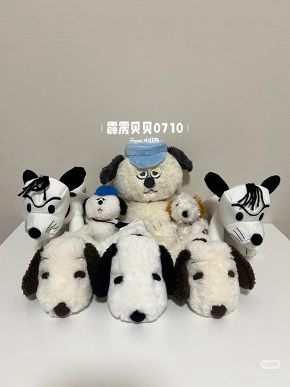 Snoopy史努比｜Nakajima Plush Toy Fuwakuta Plush Toy Mocha S毛茸茸趴趴掌上公仔/玩偶｜约4.1x1.6x4.1cm