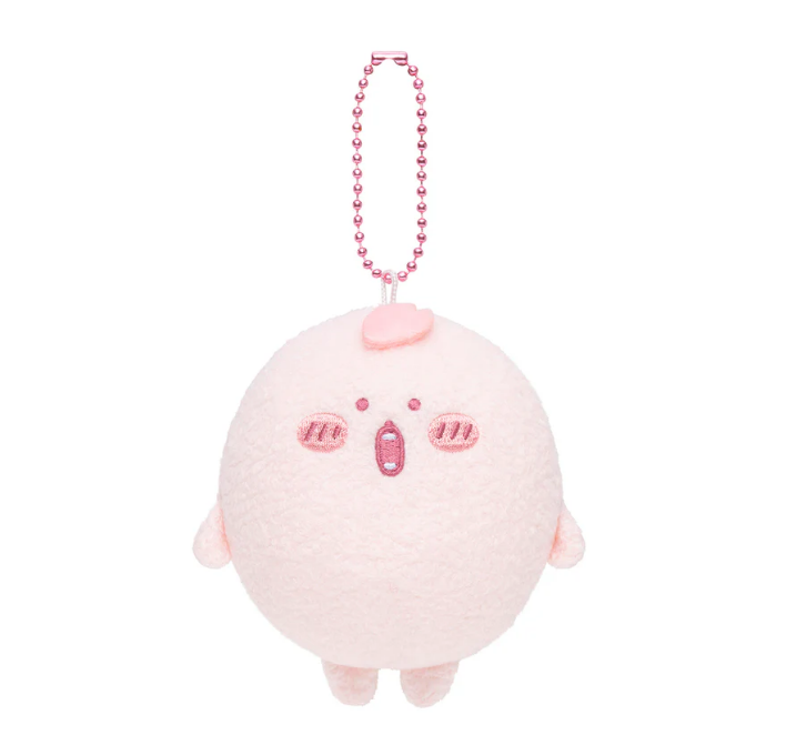 Nagano｜Characters Cherry Blossom Pink Mascot Holder /Plush Keychain｜H110×W85×D50mm approx.