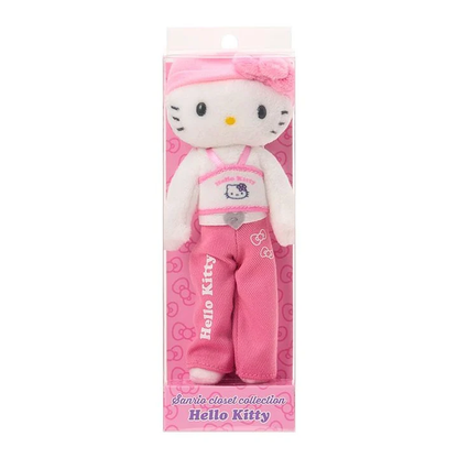 Sanrio｜Hello Kitty Long legs Closet Collection Mascot Holder /Plush Keychain｜W7×D3.5×H16.5cm approx.