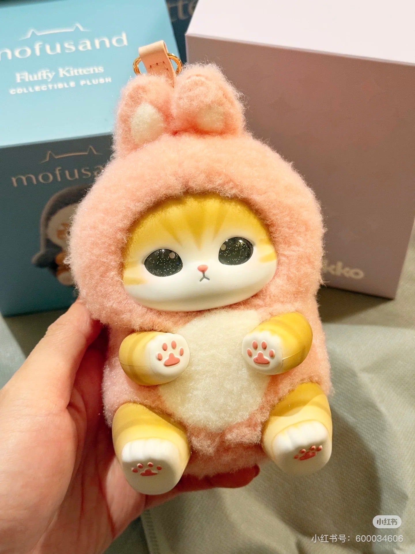 【limit 2】Mofusand｜Kiramekko Fluffy Kittens Plush Keychain mystery bag/blind box/All 6 types｜1pcs