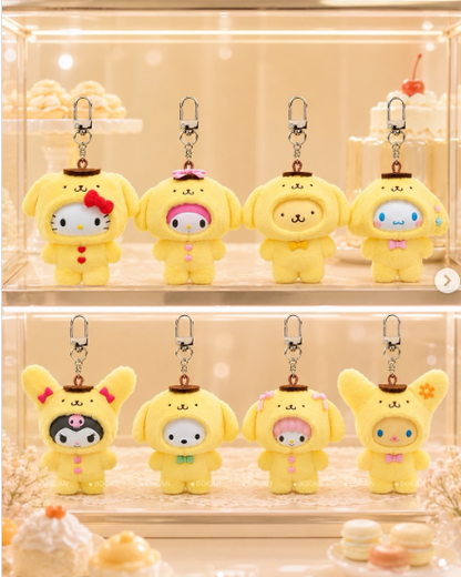 Sanrio｜chibittomo Pompompurin 3Oth ANNIVERSARY Ano Koro no Pompompurin Mascot Charm mystery bag/blind box/All 8 types｜1pc