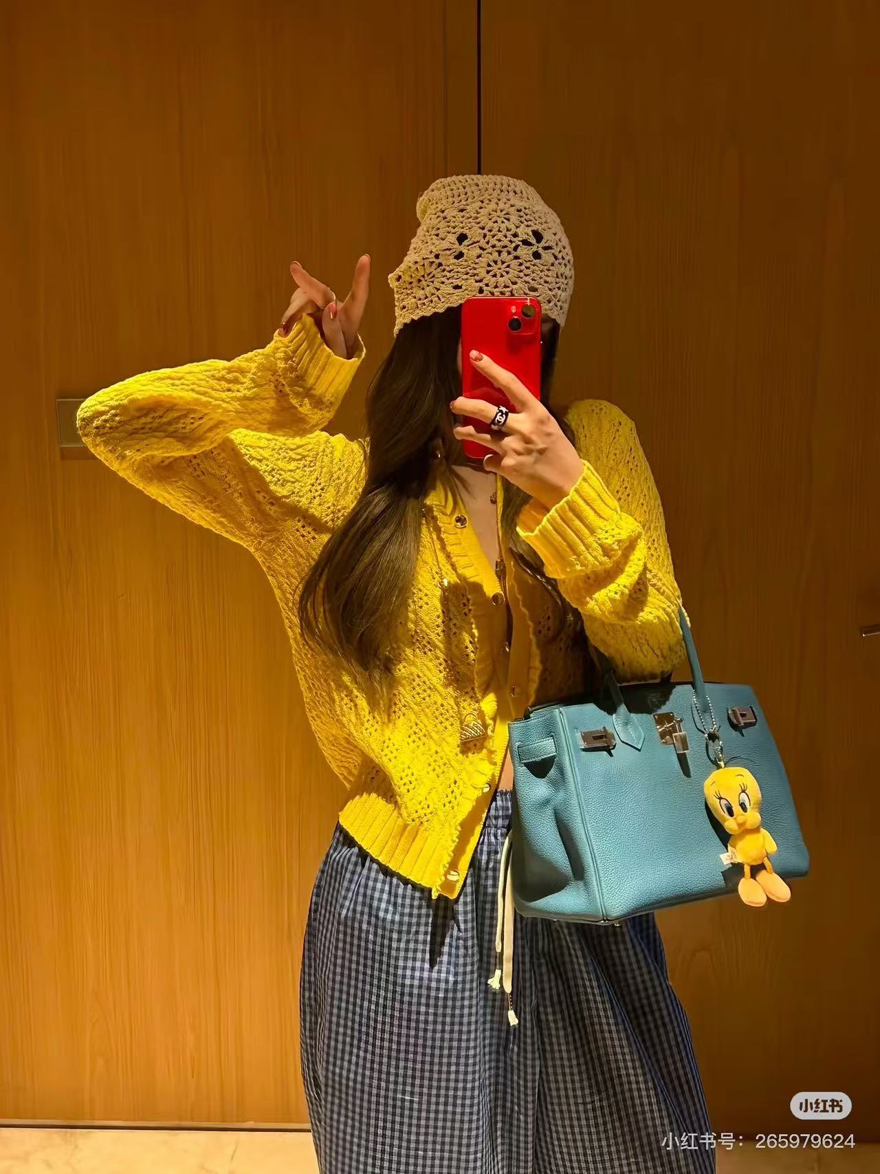 Nici｜Tweety Bird  Mascot Holder /Plush Keychain｜Height 13cm approx.