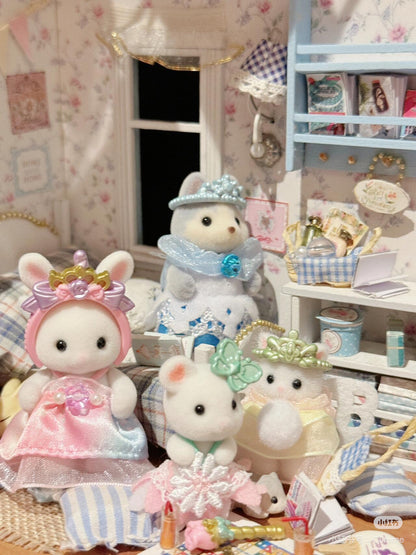 SylvanianFamilies森贝儿家族｜Royal Princess Set超豪华皇家公主系列站宝小鼻嘎套组5703